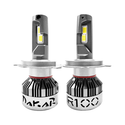 IRX24-H4 OFF ROAD KIT DE LED DAKAR NEW SERIES CANBUS TRUCK - H4 DAKAR NEW SERIES 50% + LUZ CHIP CSP SUPER CANBUS 45000 LUMENS 55 WATTS 12V - 24V CON COOLER
