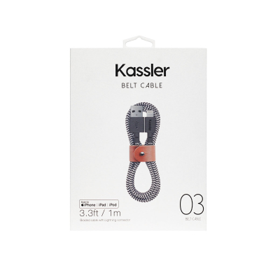 KACA03BK CABLE IPHONE (TPE) CORDON 1M CABLE IPHONE (TPE) CORDON 1MNEGRO Y BLANCO