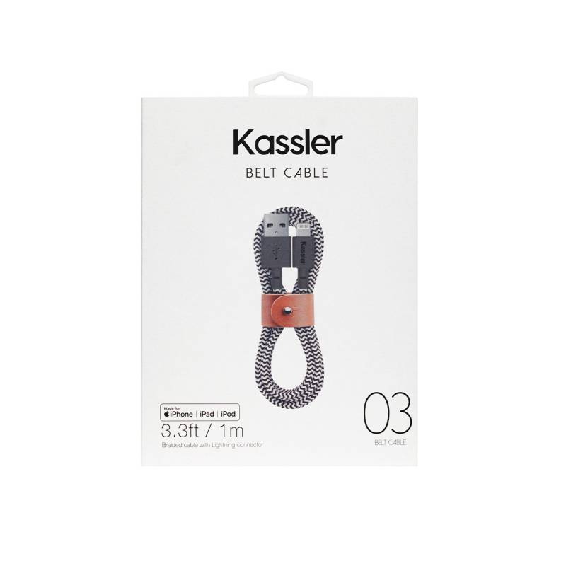 KACA03BK CABLE IPHONE (TPE) CORDON 1M CABLE IPHONE (TPE) CORDON 1MNEGRO Y BLANCO