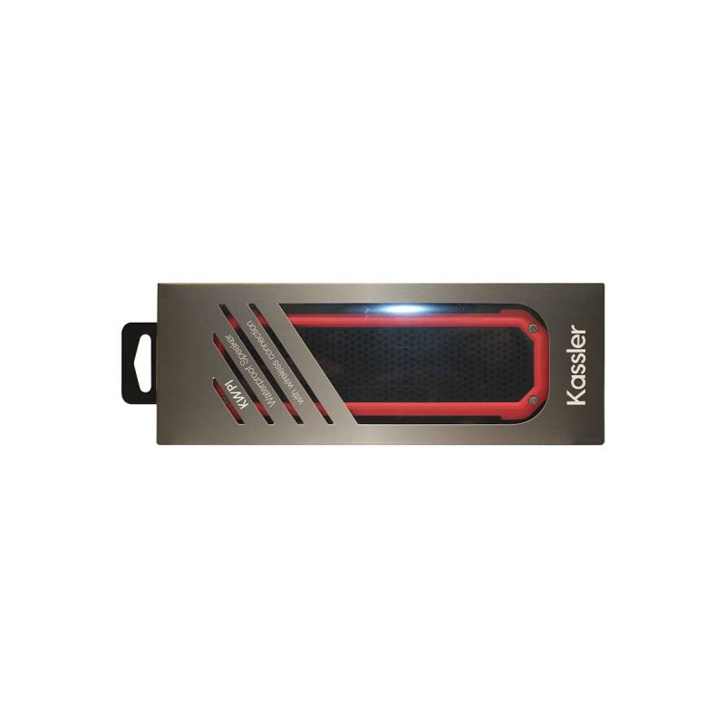 KASPWP01PII PARLANTE WATERPROOF PARLANTE WATERPROOFNEGRO CON DETALLE ROSA