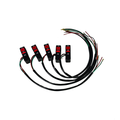 KB-TOM019 INTERRUPTOR UNIVERSAL TECLA DOBLE ON / OFF CON PUERTO USB PARA MOTO Y CUATRICICLO