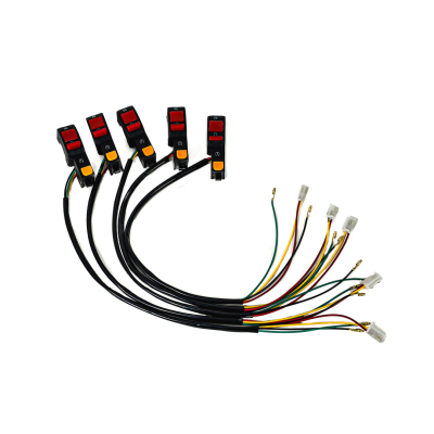 KB-TOM020 INTERRUPTOR UNIVERSAL TECLA DOBLE ON / OFF CON BOTON DE ARRANQUE PARA MOTO Y CUATRICICLO