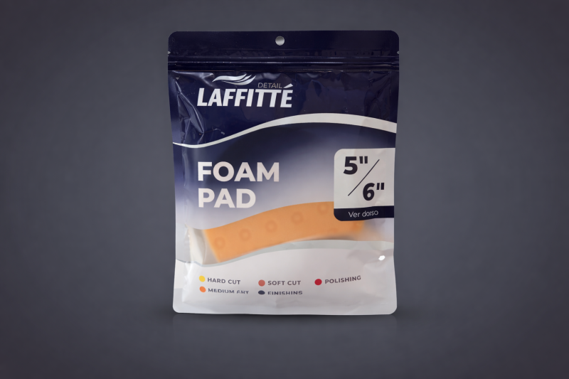 LPP31-5 PAD DE PULIDO ESPUMA MEDIUM NARANJA 5 ROTO ORBITAL LAFFITTÉ