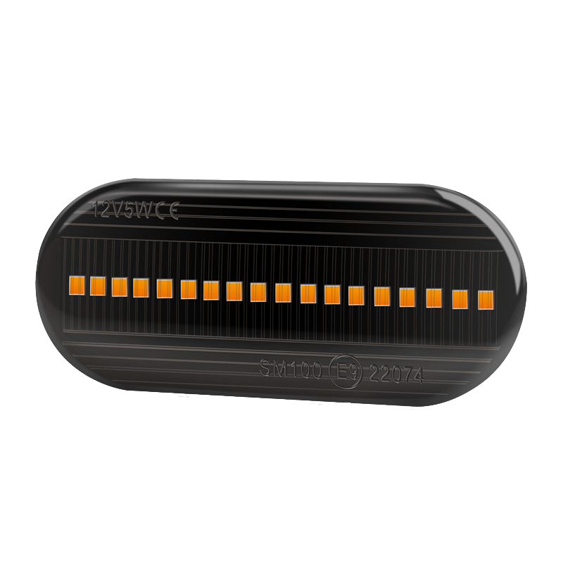 DJ-KD812W-AMB JUEGO DE LUCES DE SEÑALIZACION LATERAL JUEGO DE FAROS LED LATERALES DELIMITADORES AMBAR 12V TIPO TOYOTA