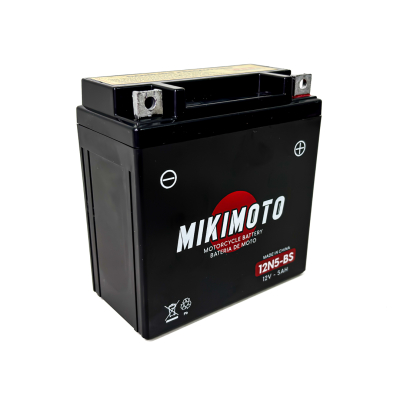12N5-BS BATERIA DE MOTO YT5A 12N5-3B  YT5A ZANELLA ZB 110 12V5AH. CANTIDAD POR BULTO 10