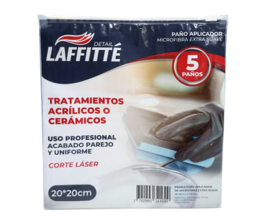 PA018-D PAÑO DE MICROFIBRA APLICADOR PACK POR 5uni 20x20 CM