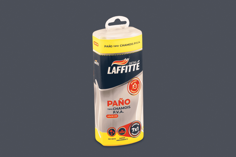PA021-D PAÑO DE PVA LISO EN TUBO L 43x32 CM LAFFITTÉ