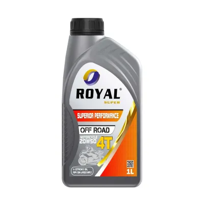 ROY1L-SS-MOT4T-20W50 LUBRICANTES ROYAL SUPER MOTOR SAE 20W50 4T SN SEMI SINTENTICO 1L