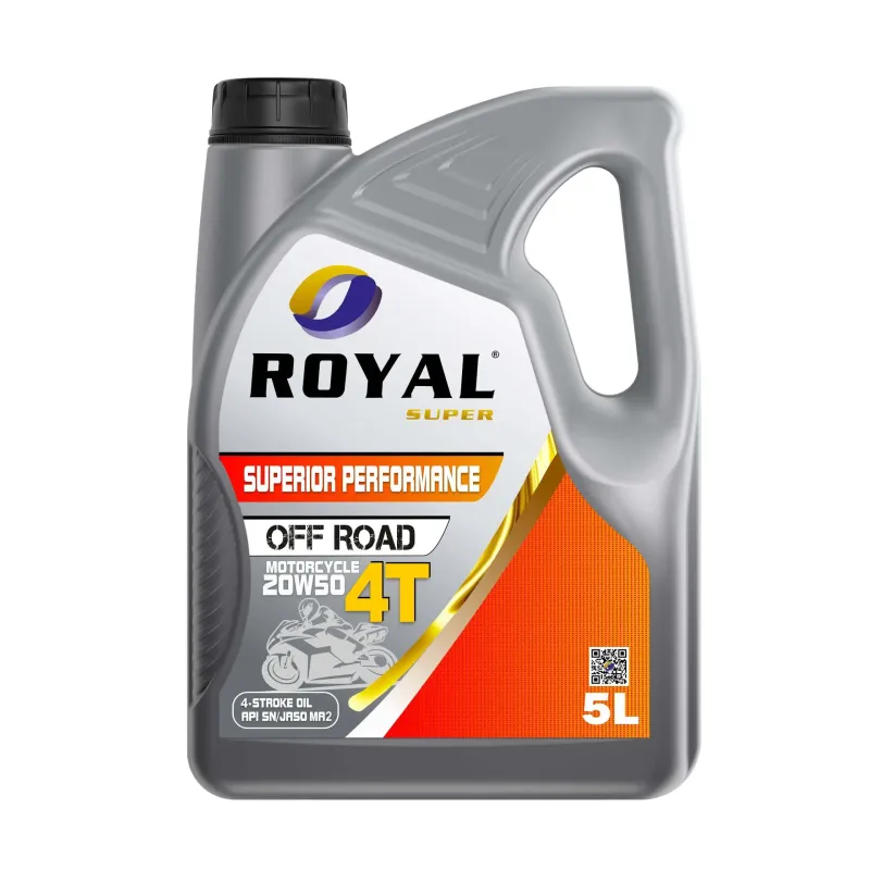 ROY5L-SS-MOT4T-20W50 LUBRICANTES ROYAL SUPER MOTOR SAE 20W50 4T SN SEMI SINTENTICO 5L