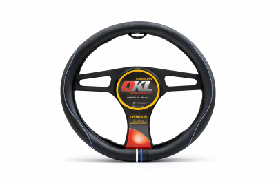 TC03-BA CUBRE VOLANTE AUTO  37-39 NEGRO-BLANCO-AZUL QKL