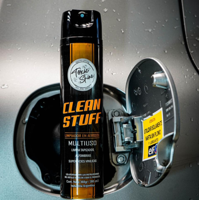AER-CSTUFF AEROSOL LIMPIADOR MULTIUSO EN AEROSOL, TAPIZADOS, ALFOMBRAS Y SUPERFICIES VINILICAS 390 ml.